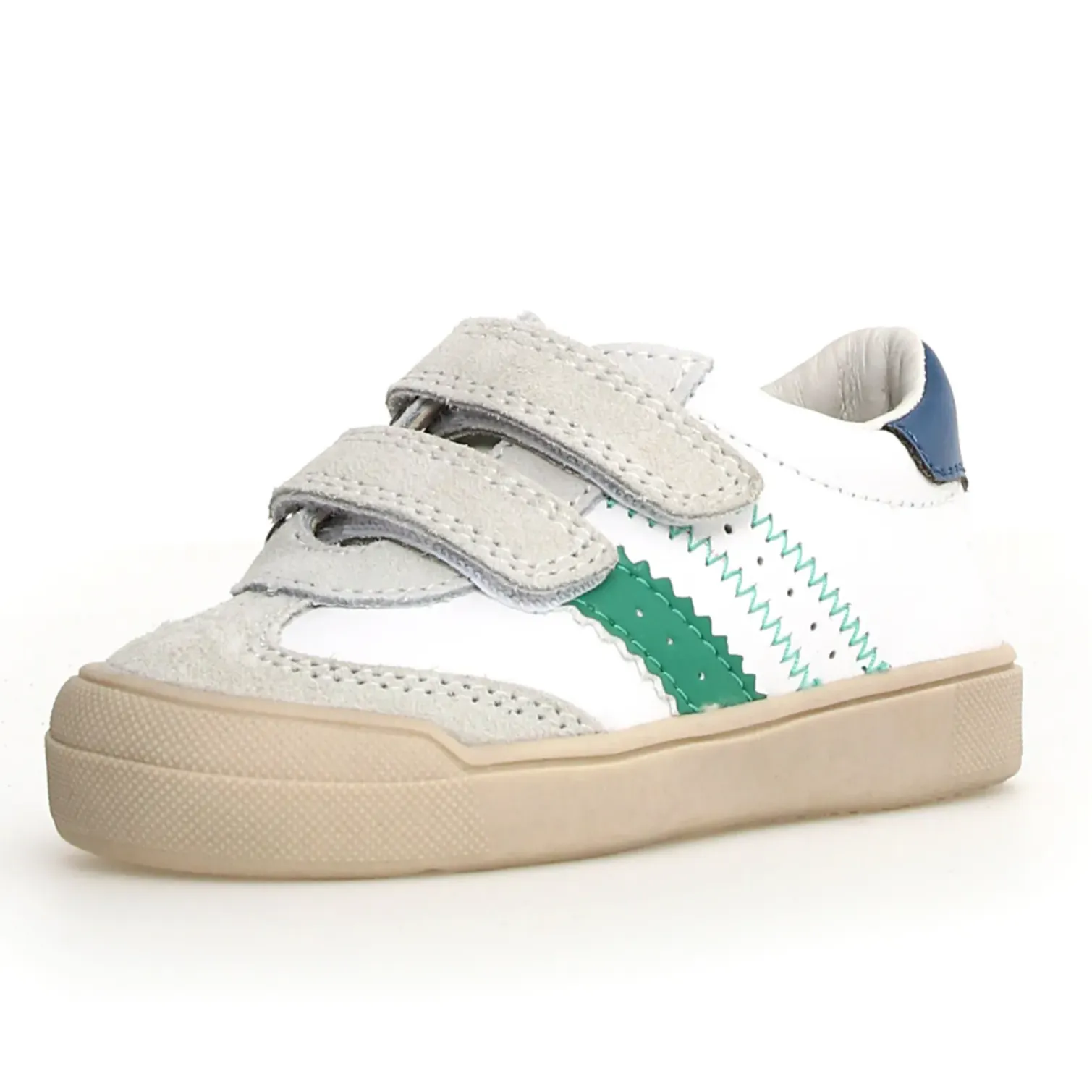 Naturino Boy's Riby Vl Casual Shoes - White / Green / Azure