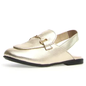 Naturino Girl's Mestre Sling Backs - Metallic Platinum