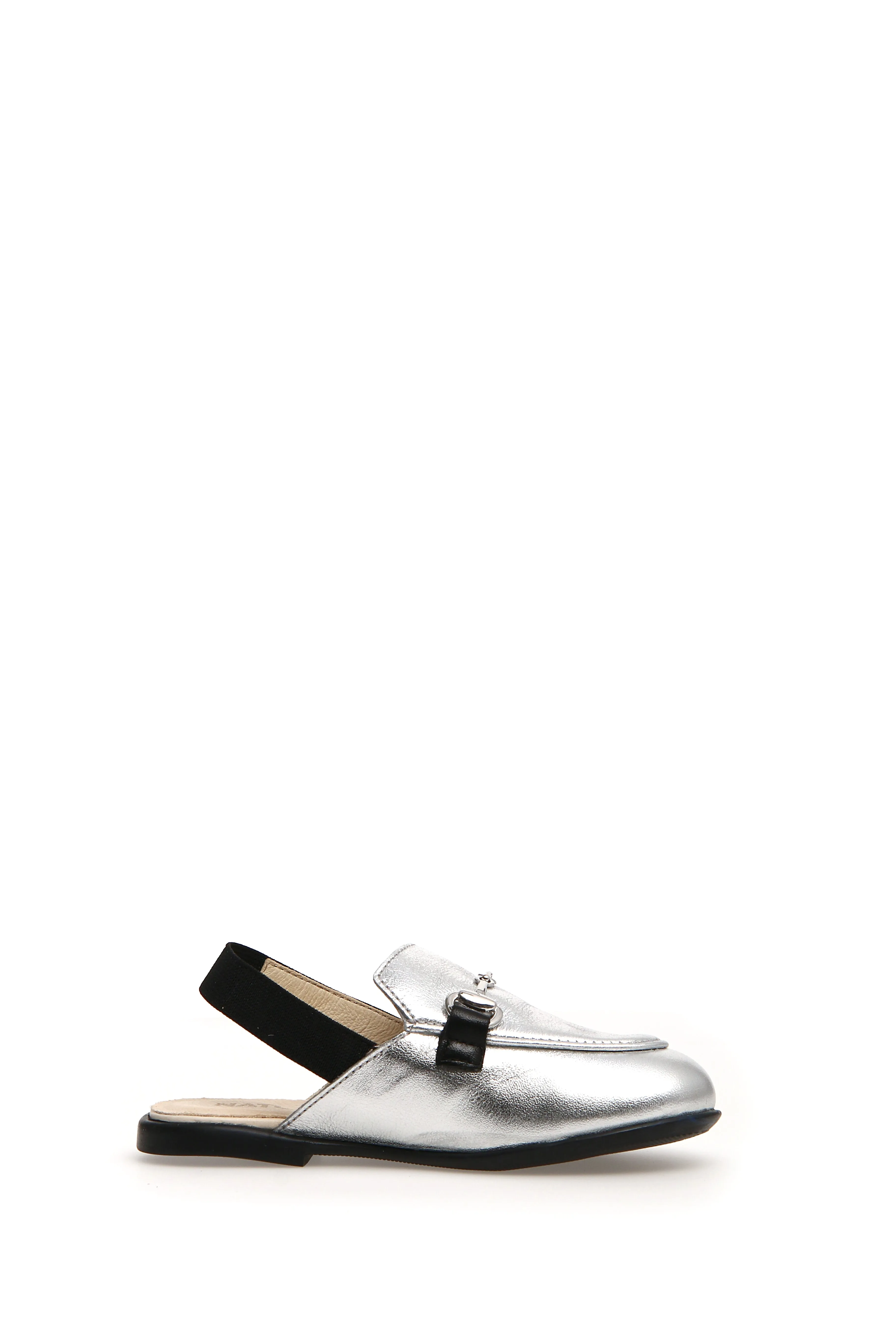 Naturino Girl's Mestre Sling Backs - Silver/Black