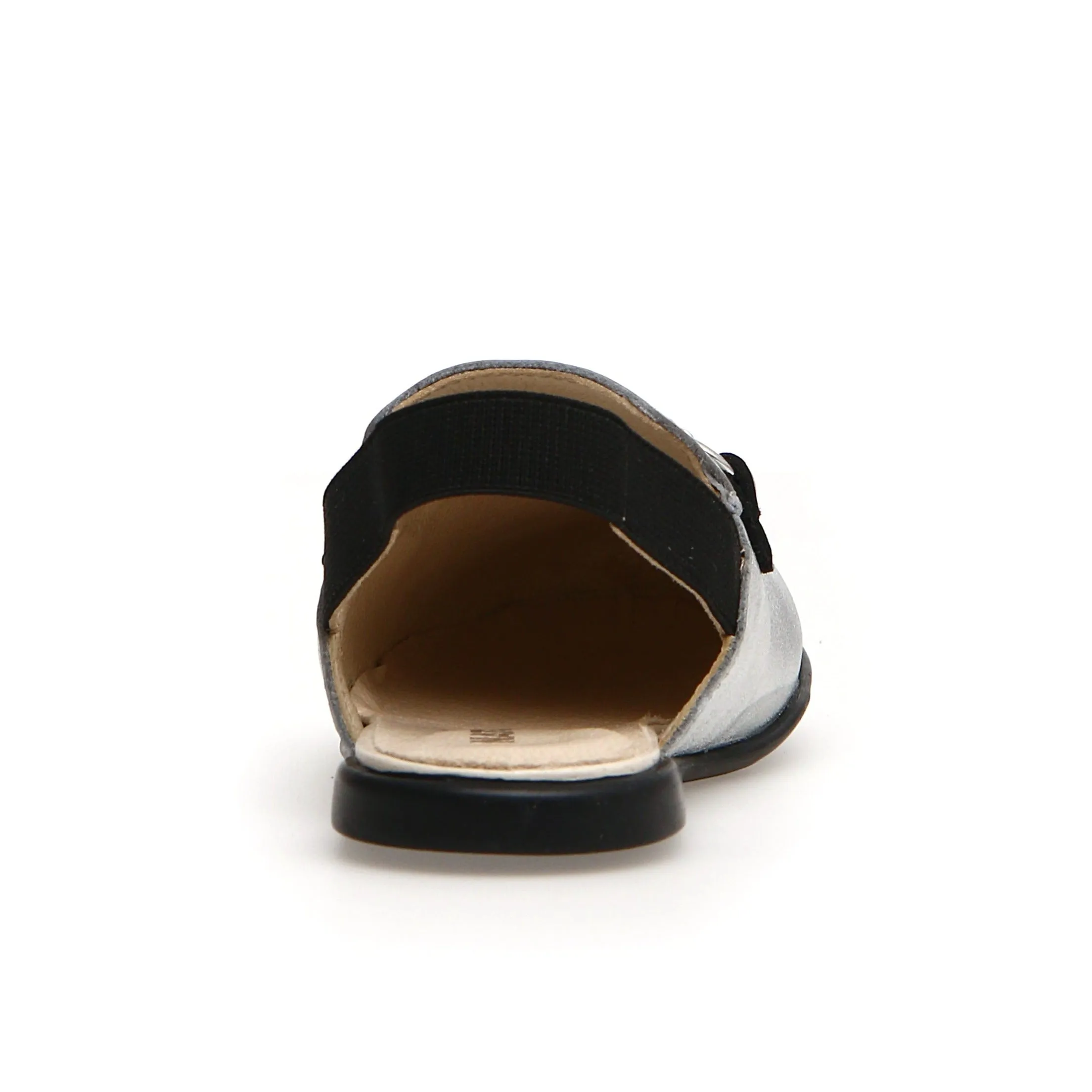 Naturino Girl's Mestre Sling Backs - Silver/Black