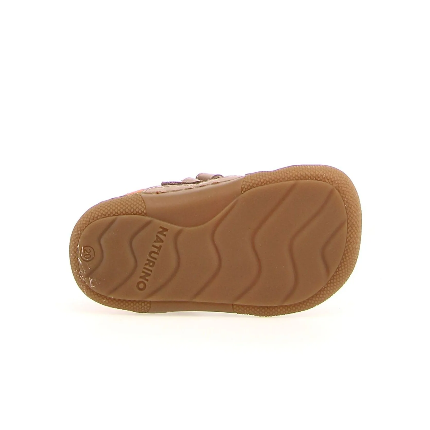 Naturino Irty's Boy's Barefoot Casual Shoes - Taupe/Orange