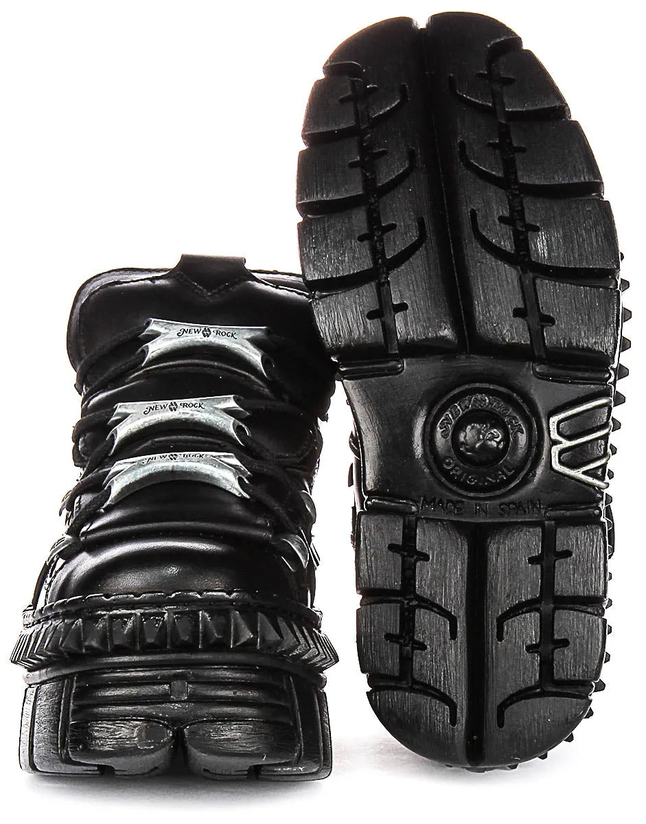 Newrock 106 Wall In Black For Unisex