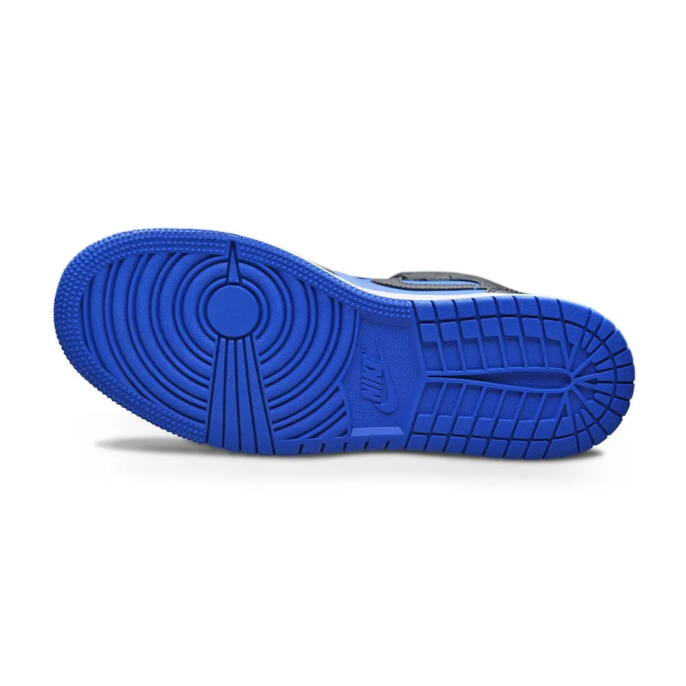 Nike Air Jordan 1 Mid "Varsity Royal' (GS) DQ842 042 Black Royal Blue