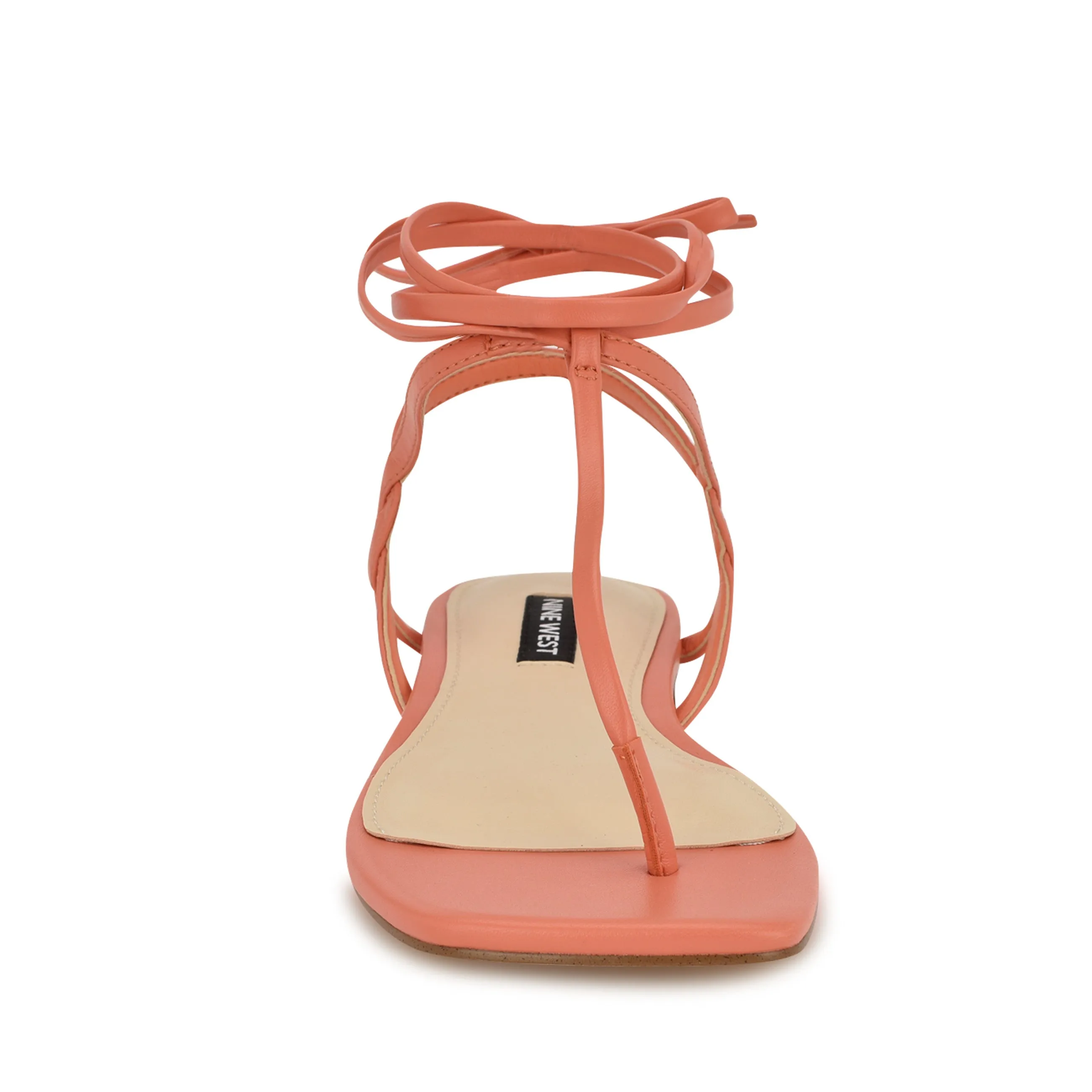 Norta Ankle Wrap Thong Sandals