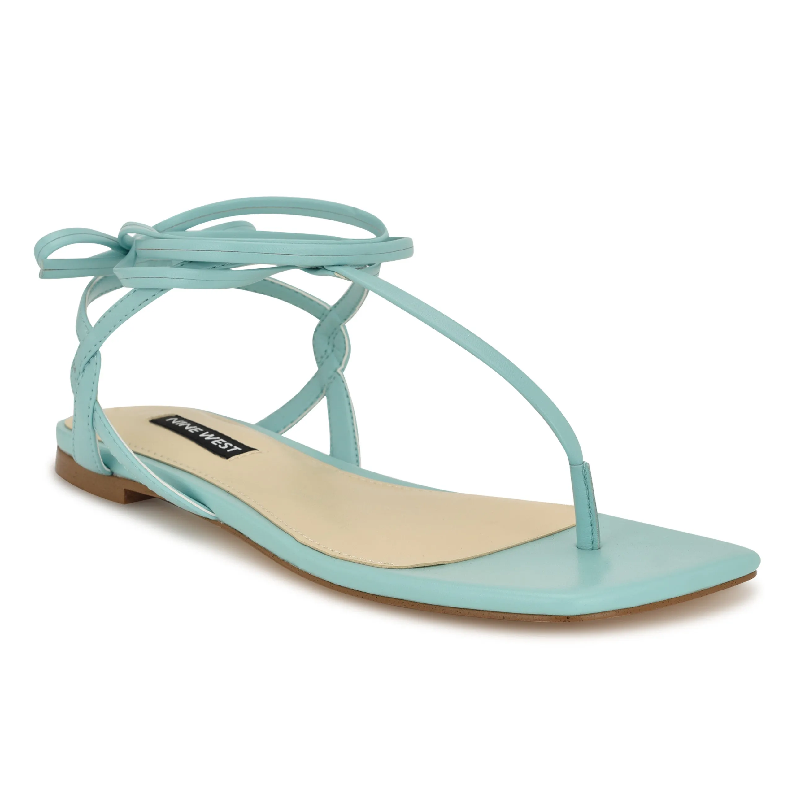 Norta Ankle Wrap Thong Sandals