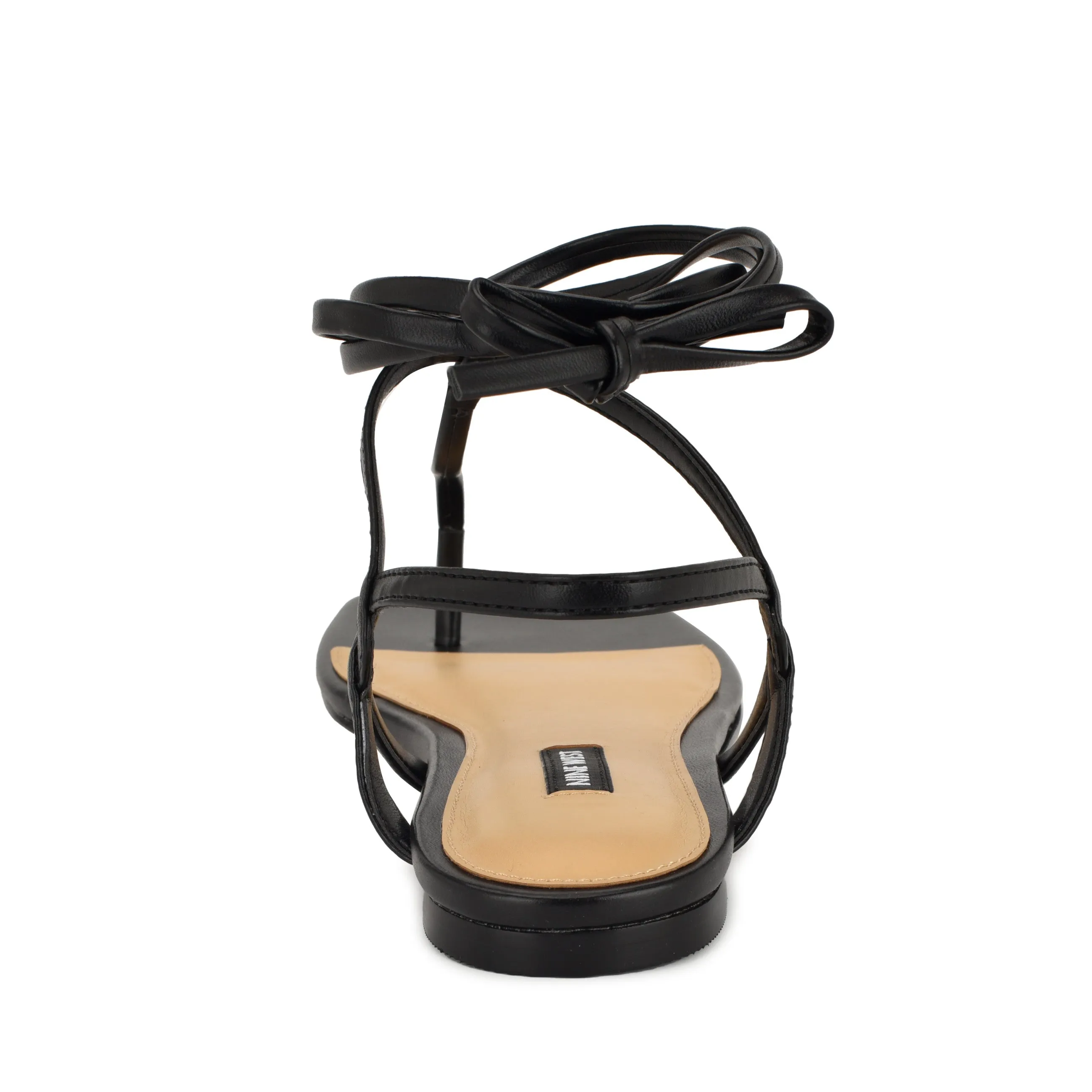 Norta Ankle Wrap Thong Sandals