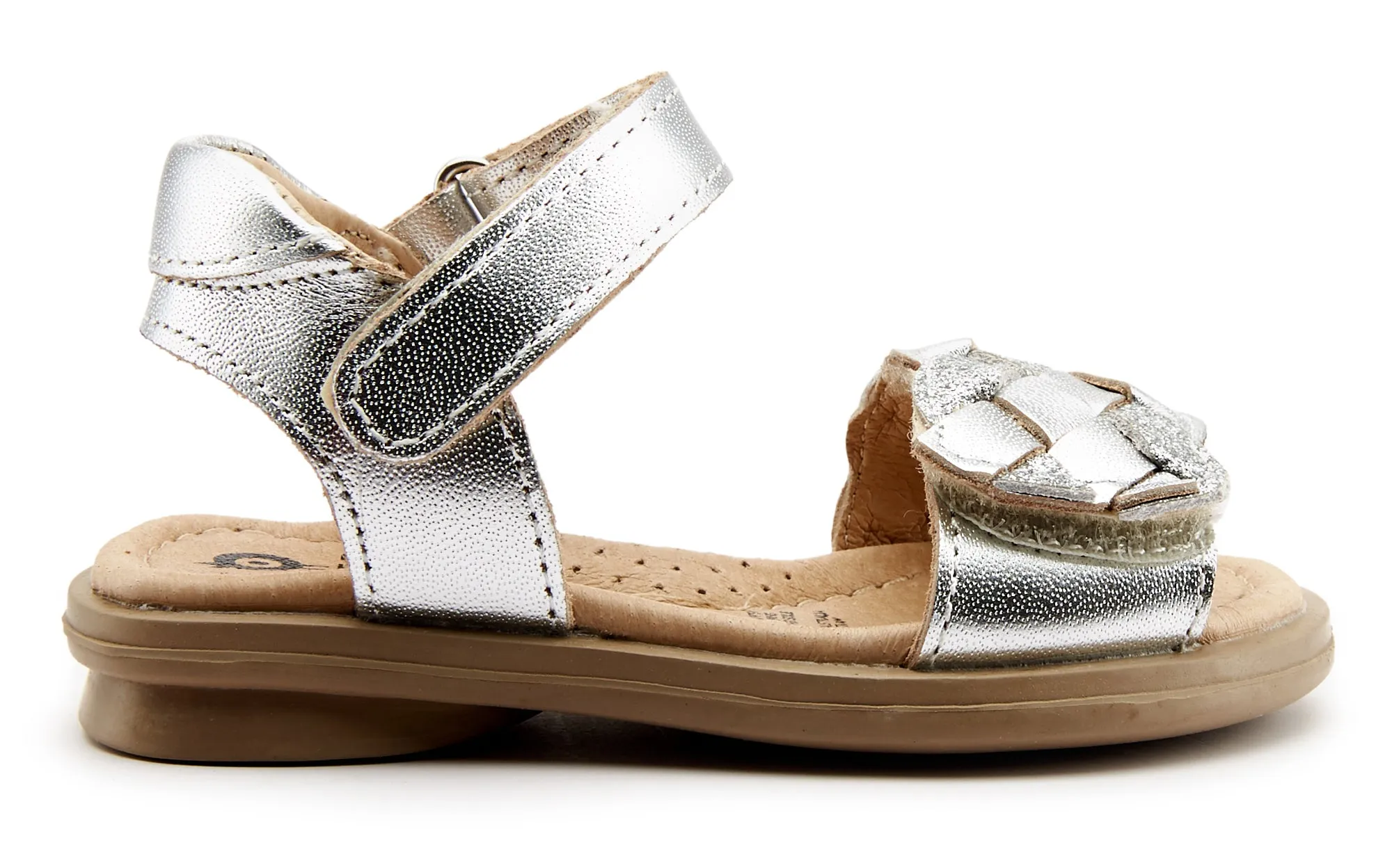 Old Soles 551 Girl's Harlequin Sandal, Silver/Glam Argent