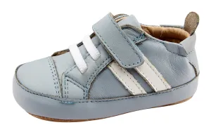 Old Soles Boy's 0049R Low Roller Shoe Sneakers - Dusty Blue/Snow