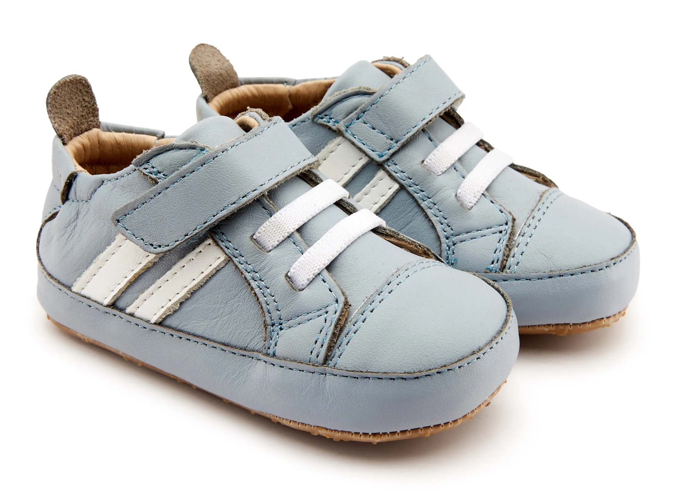Old Soles Boy's 0049R Low Roller Shoe Sneakers - Dusty Blue/Snow