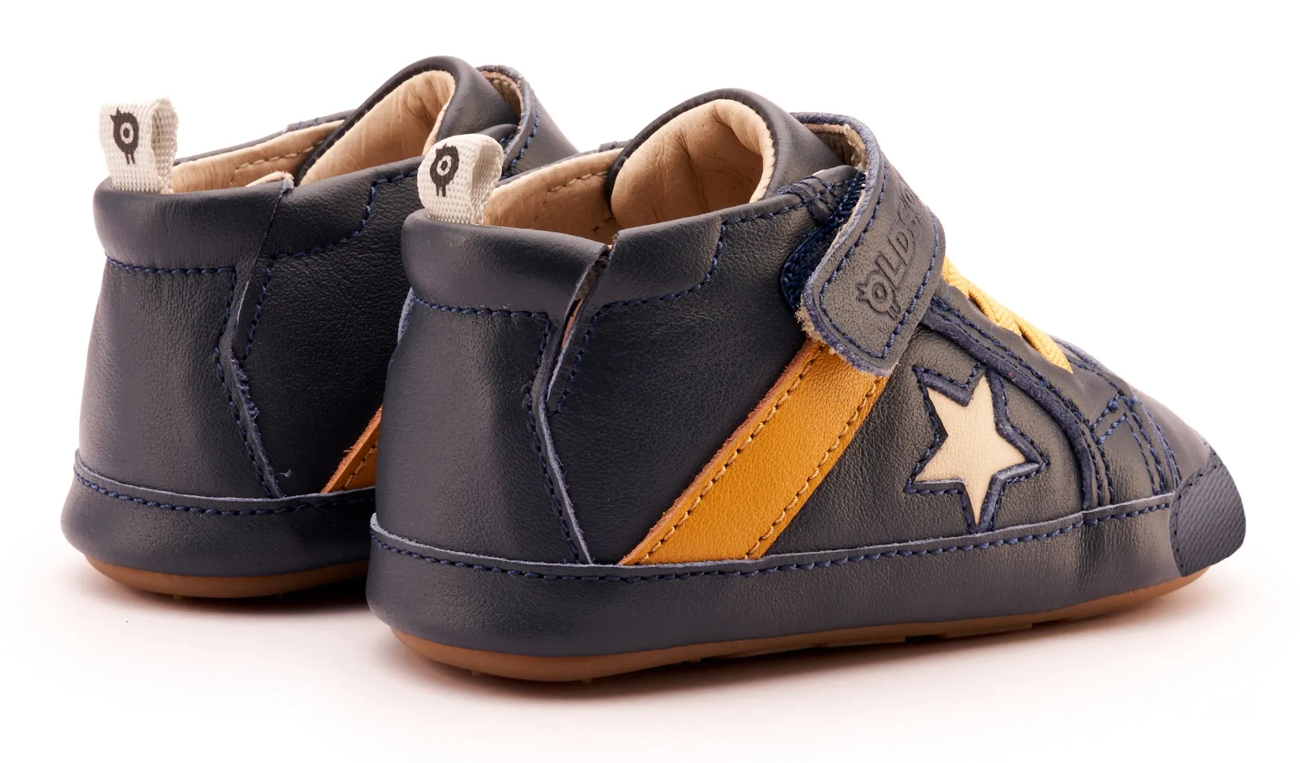 Old Soles Boy's 0074RT Roller Casual Shoes - Navy / Yema / Cream