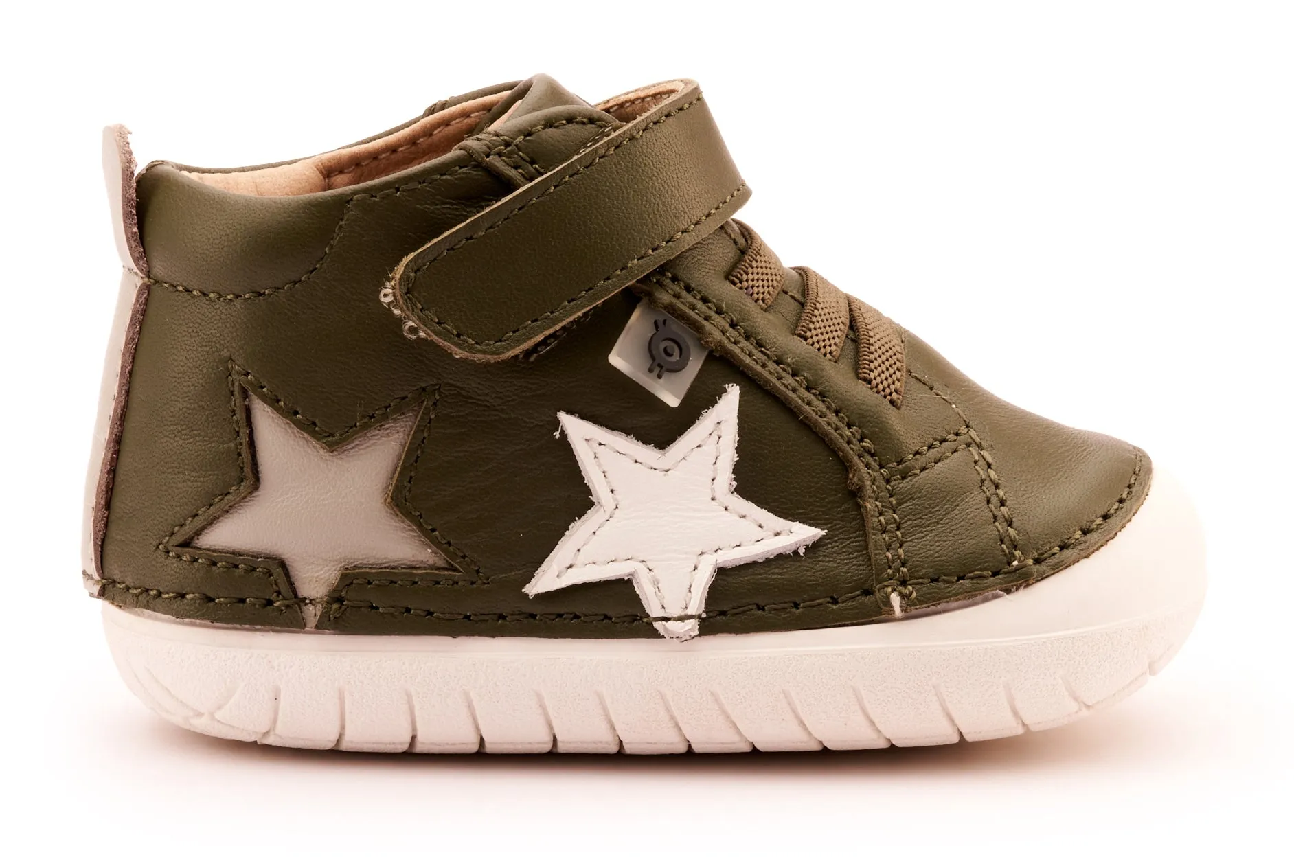 Old Soles Boy's 4098 Starstar Pave Casual Shoes - Militare / Snow / Gris