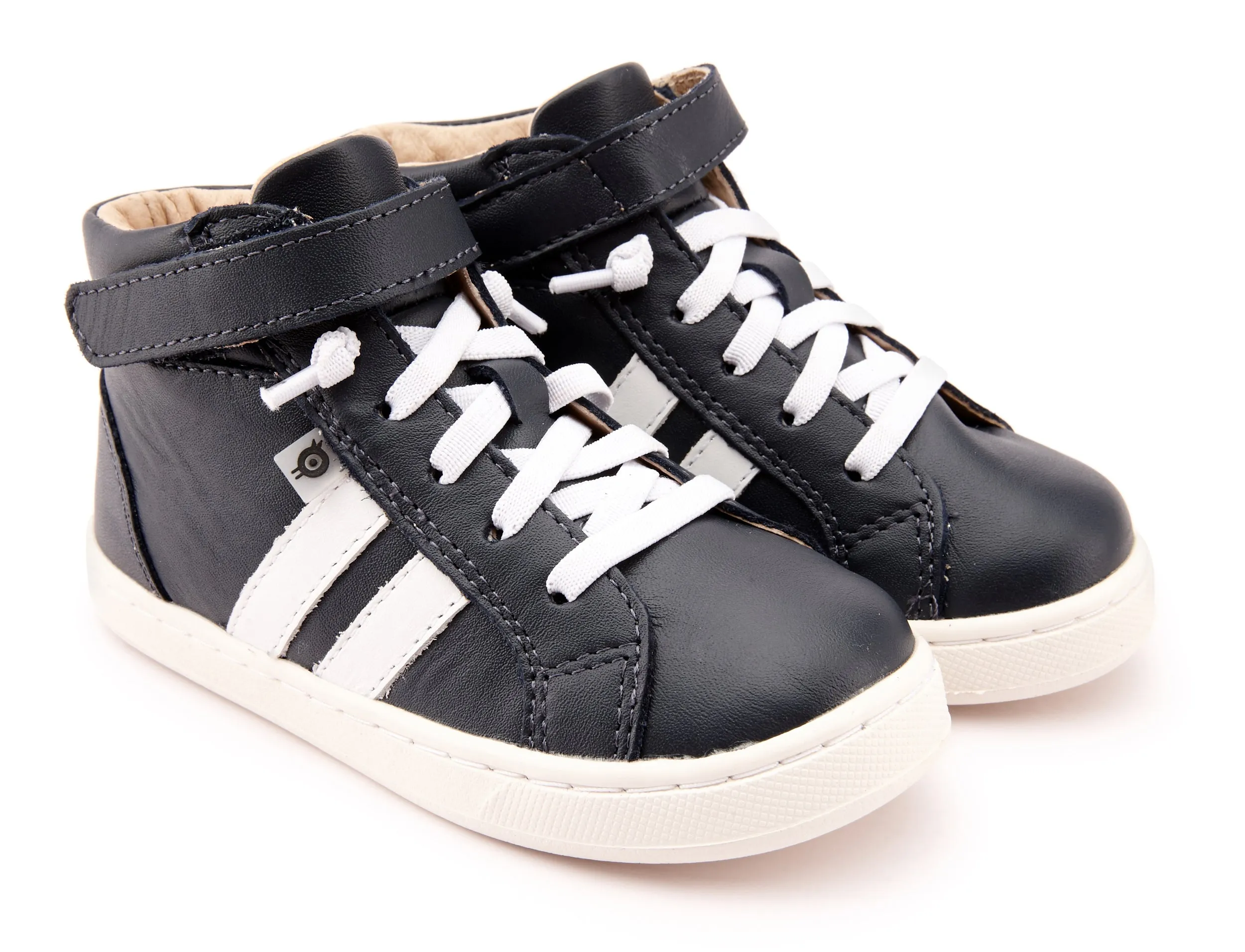 Old Soles Boy's 6138 High Roller High Top Hightop Sneakers - Navy/Snow