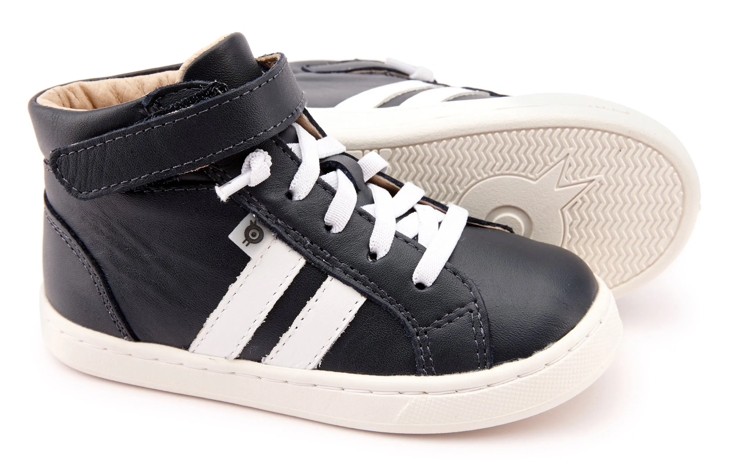 Old Soles Boy's 6138 High Roller High Top Hightop Sneakers - Navy/Snow