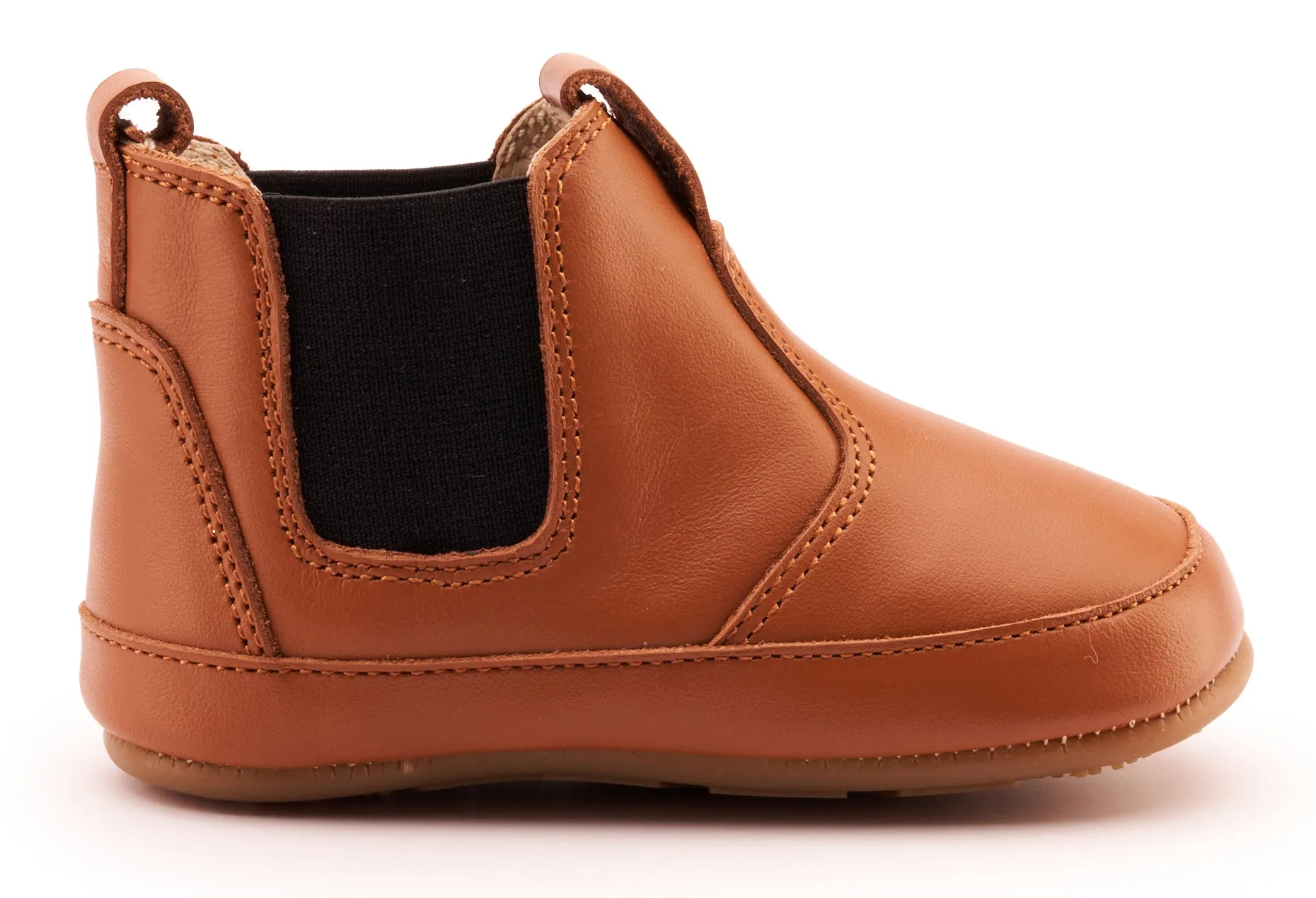 Old Soles Boy's & Girl's 188R Bambini Local Boots/Dress Shoes - Tan / Black