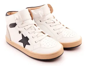 Old Soles Boy's and Girl's 1002 Star Tracker Casual Shoes - Snow / Navy / Gris / Natural Navy Sole