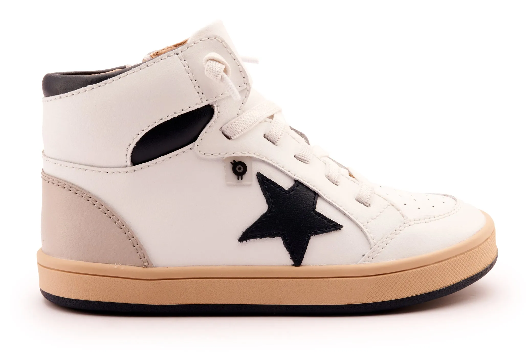 Old Soles Boy's and Girl's 1002 Star Tracker Casual Shoes - Snow / Navy / Gris / Natural Navy Sole