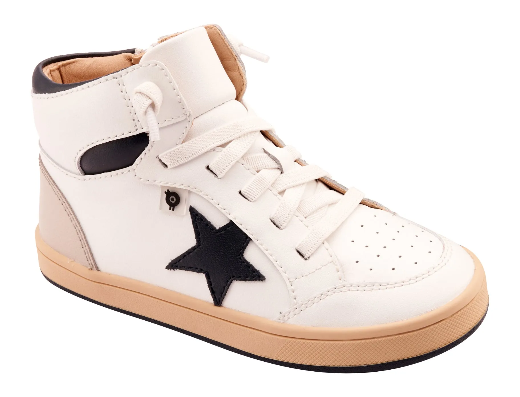 Old Soles Boy's and Girl's 1002 Star Tracker Casual Shoes - Snow / Navy / Gris / Natural Navy Sole