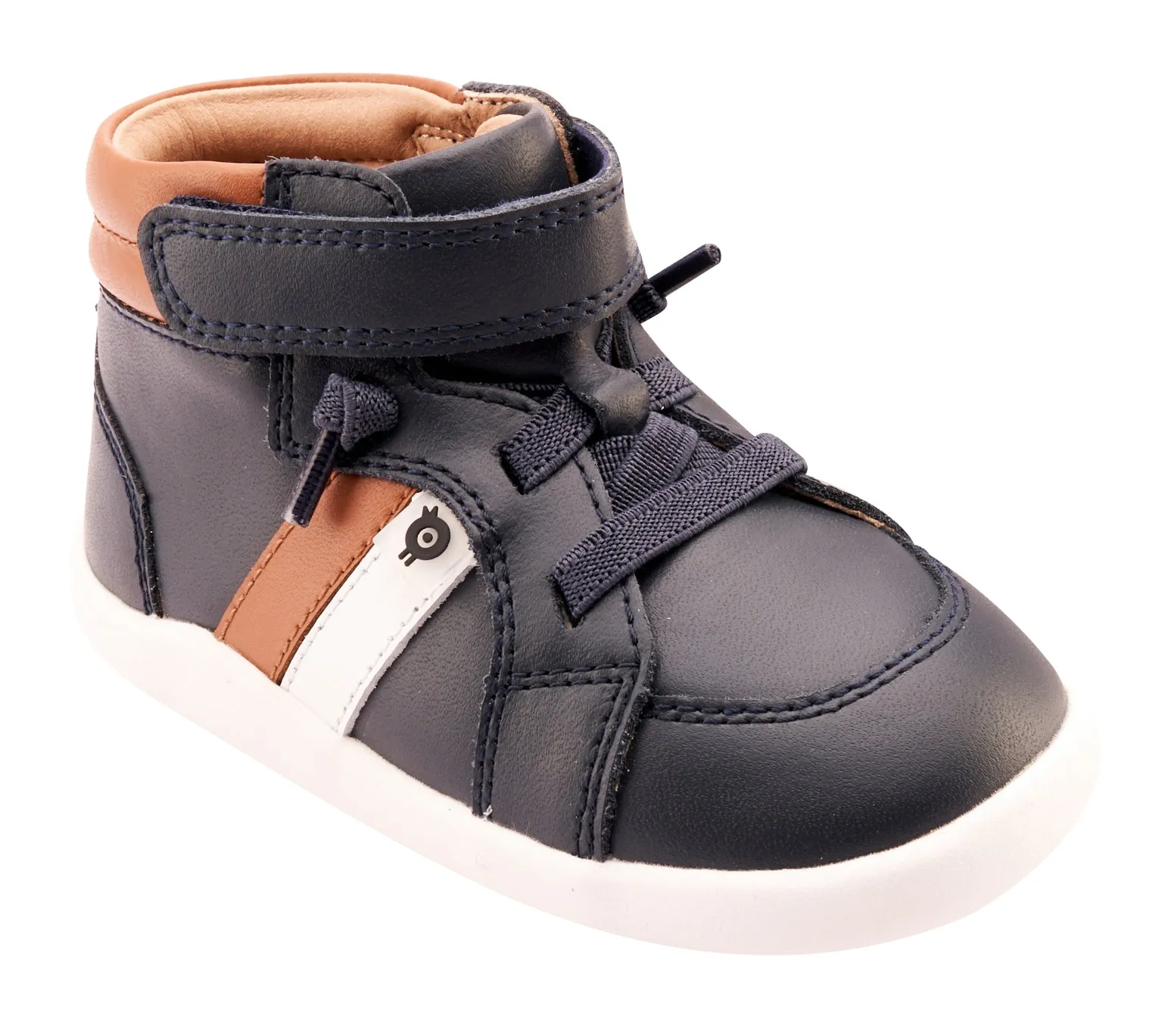 Old Soles Boy's and Girl's 8044 Tar Ground Casual Shoes - Navy / Tan / Snow