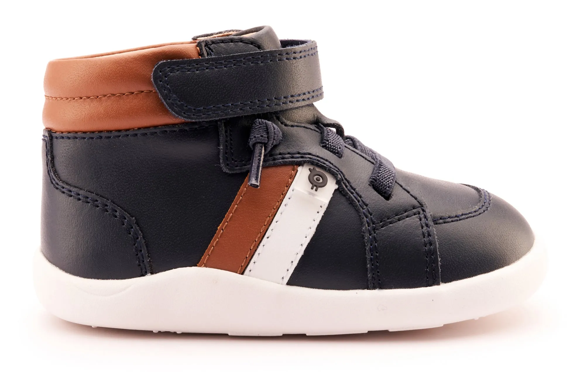 Old Soles Boy's and Girl's 8044 Tar Ground Casual Shoes - Navy / Tan / Snow