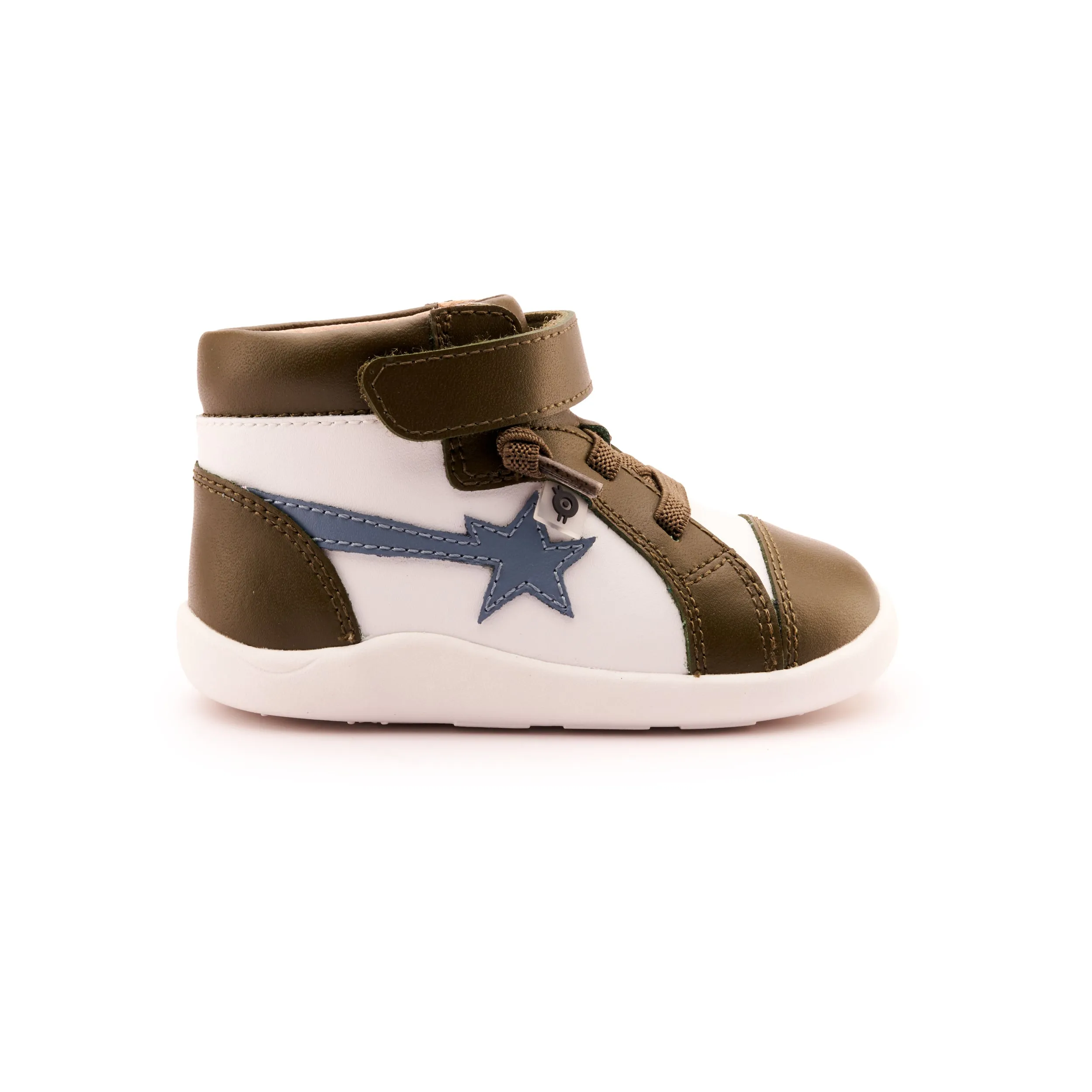 Old Soles Boy's and Girl's 8046 Ground Team Casual Shoes - Snow / Indigo / Militare