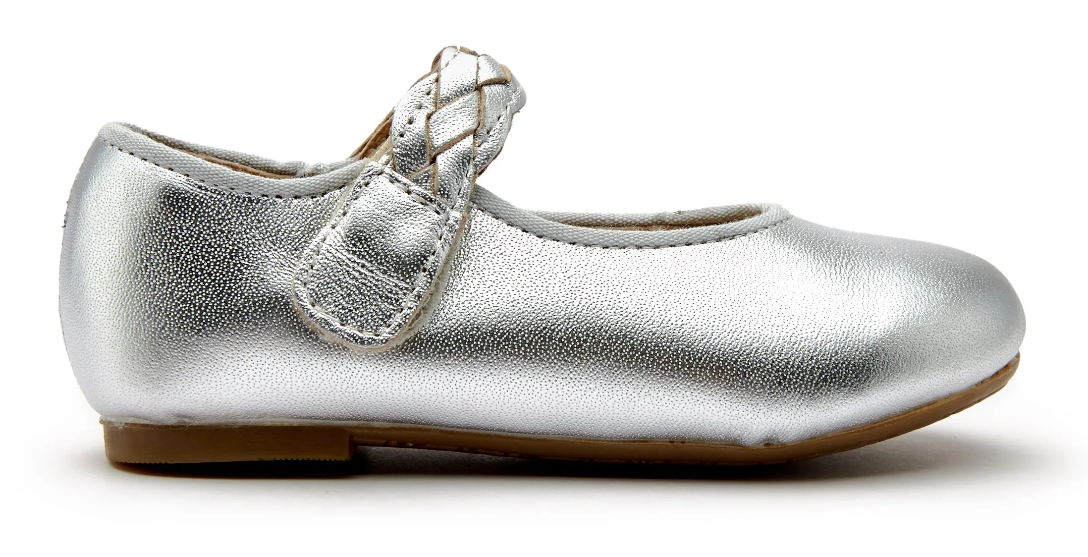 Old Soles Girl's 817 Lady Plat Shoes - Silver