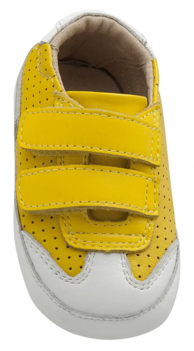Old Soles Girl's and Boy's 0025R Chaser Sneakers, Sunflower/Snow