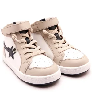 Old Soles Girl's and Boy's 1007 Team-Star Casual Shoes - Snow / Gris / Navy