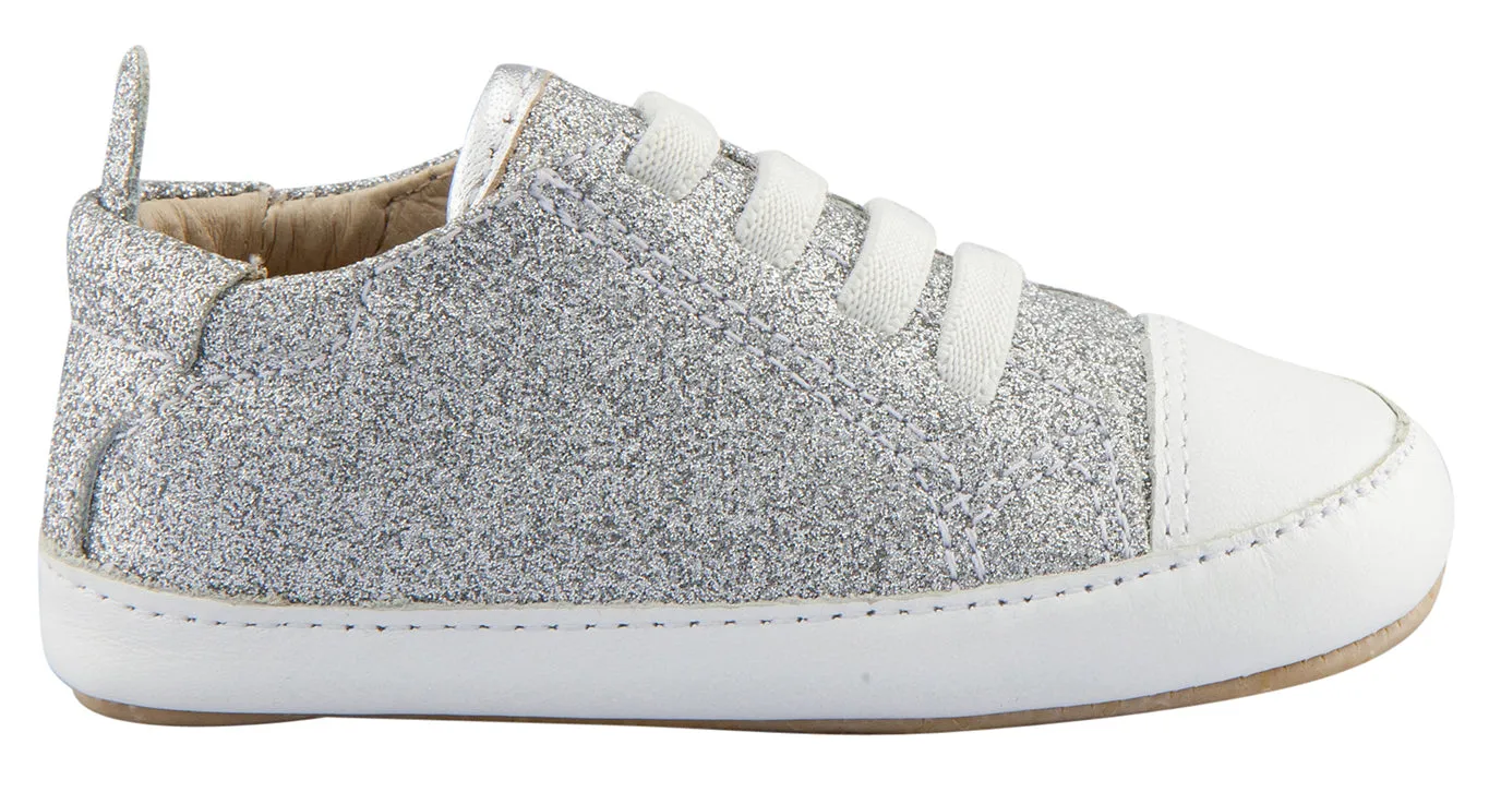 Old Soles Girl's and Boy's Eazy Jogger, Glam Argent/Silver