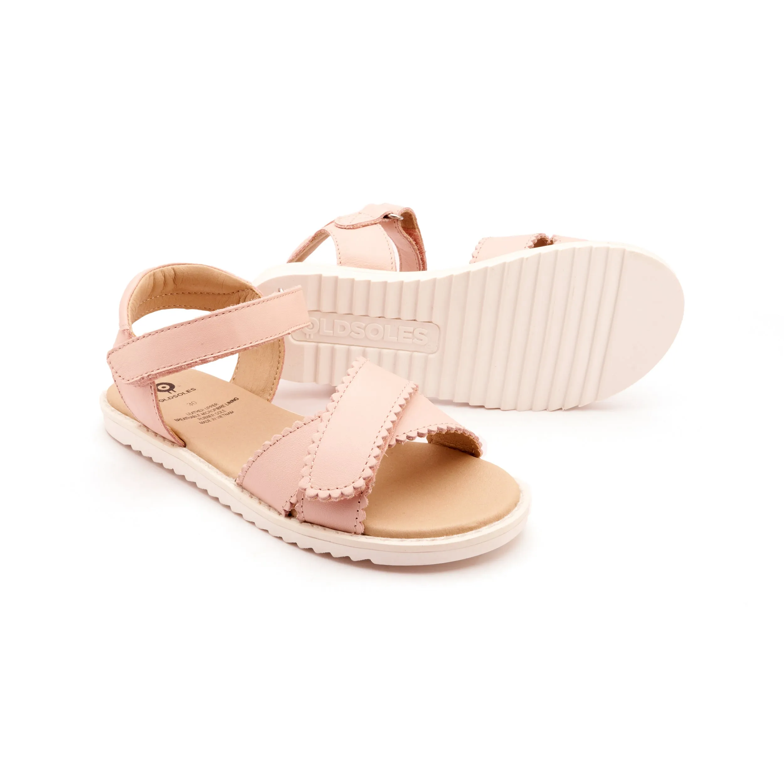 Old Soles Girl's Peachy Sandals - Powder Pink