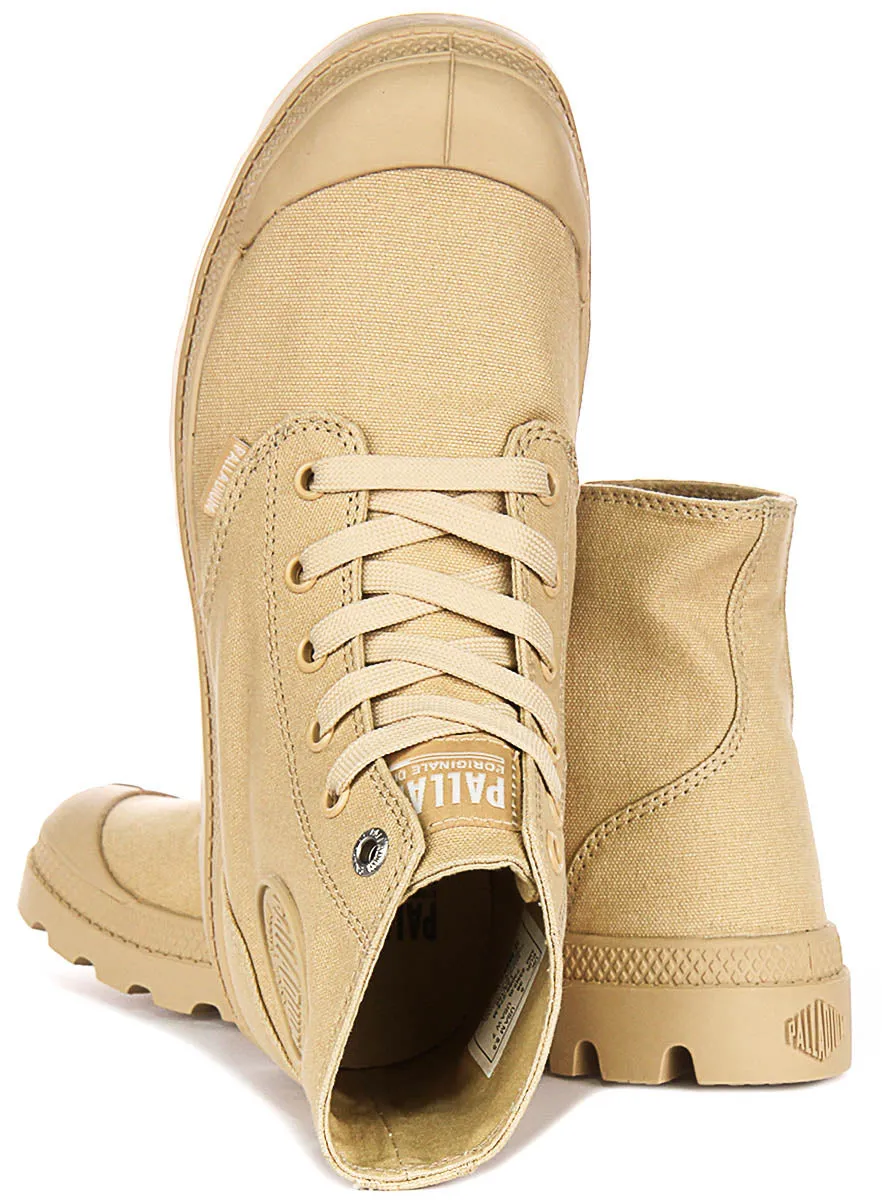 Palladium Mono Chrome In Beige Boots