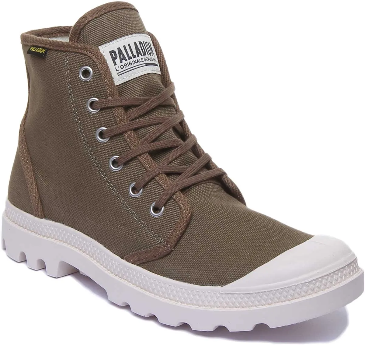 Palladium Pampa Hi Original In Olive