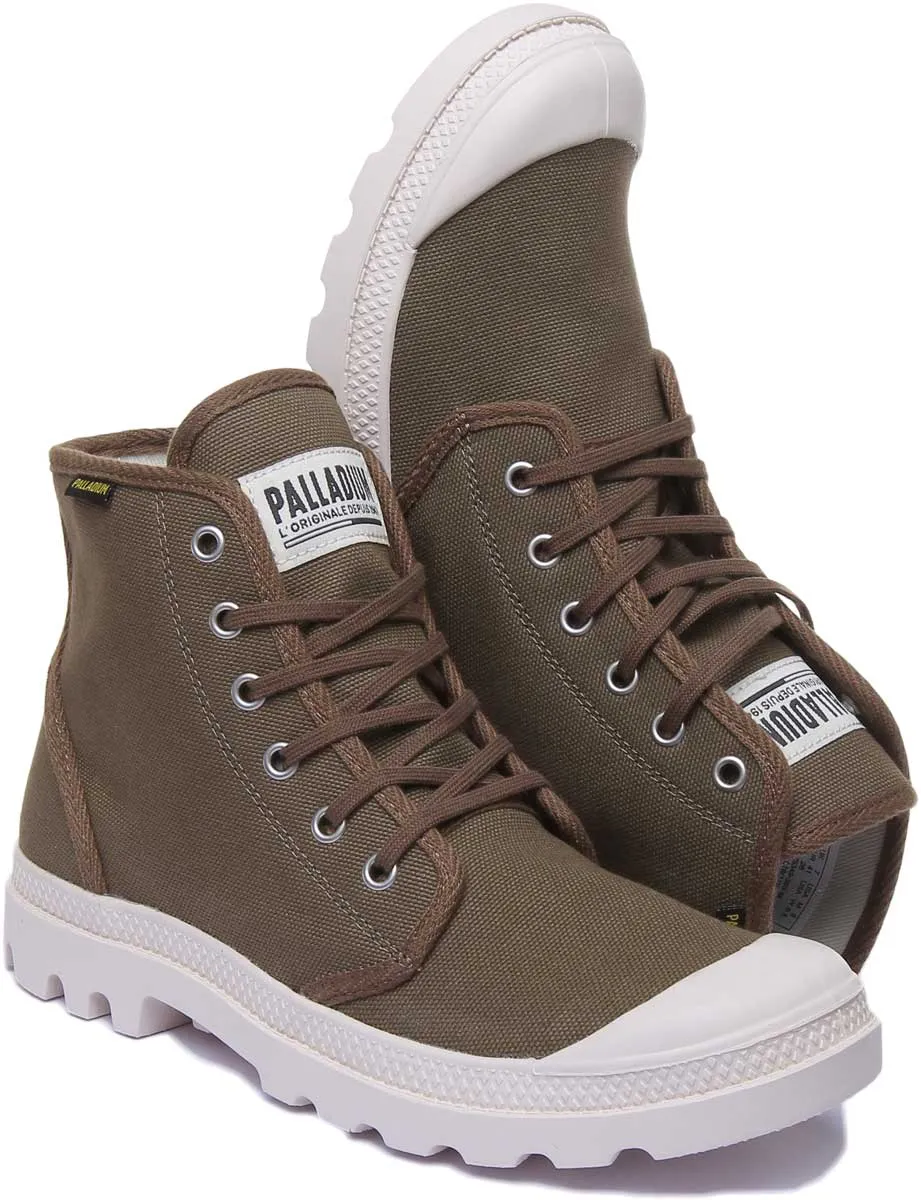 Palladium Pampa Hi Original In Olive