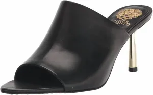 Pileesa Heeled Sandal In Black/gold
