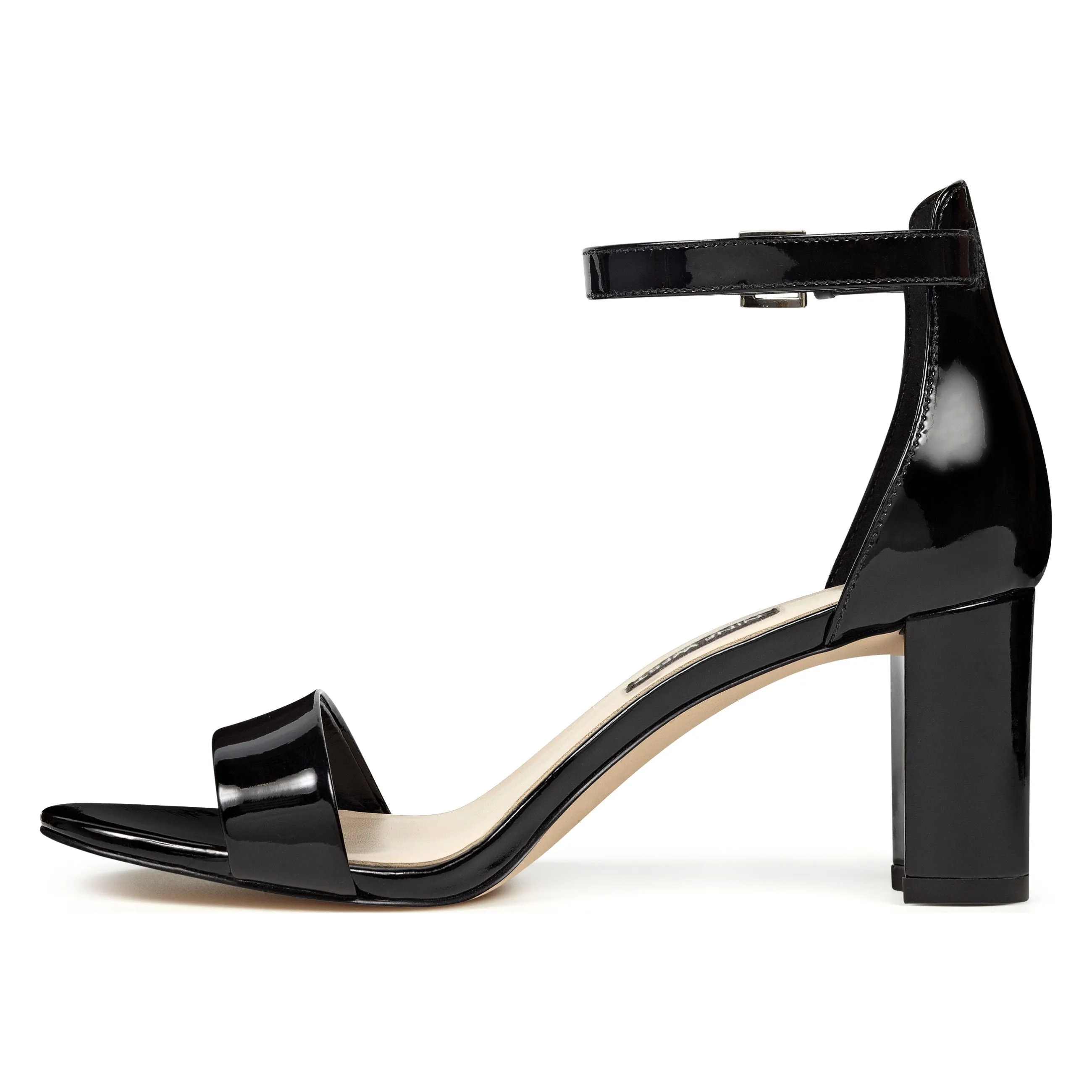 Pruce Ankle Strap Block Heel Sandals