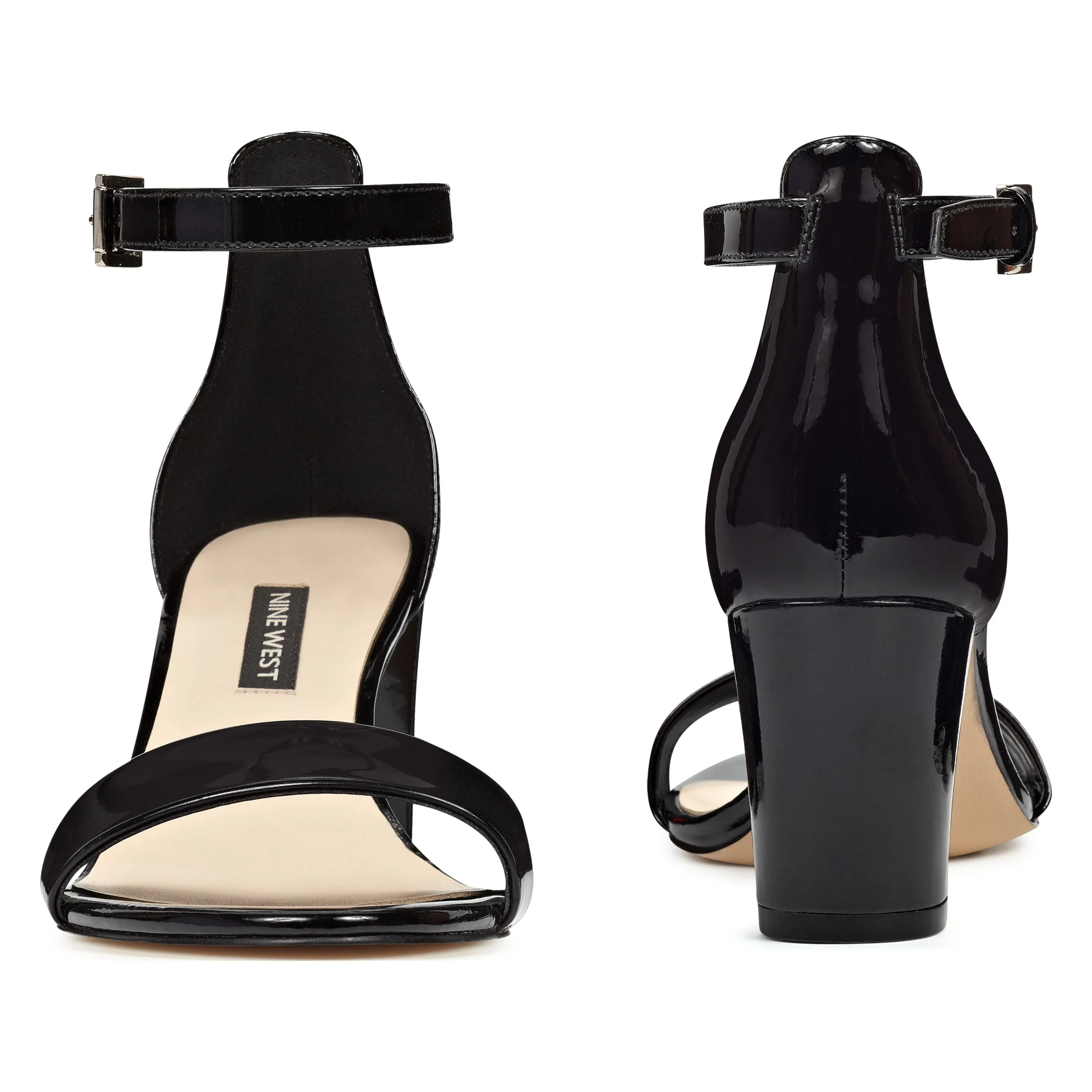 Pruce Ankle Strap Block Heel Sandals