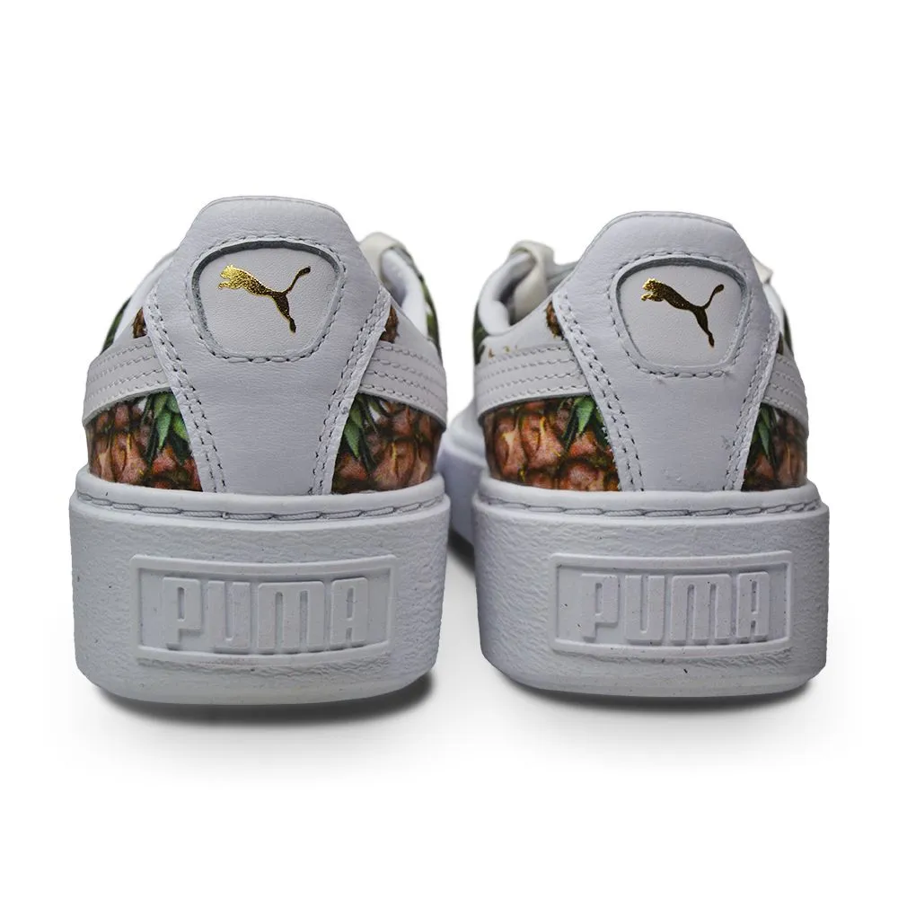 Puma Basket Platform Pinapple JR