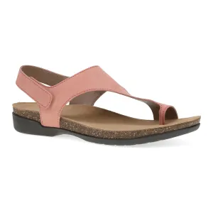 Reece T-Strap Slingback Sandal - Rose Nubuck