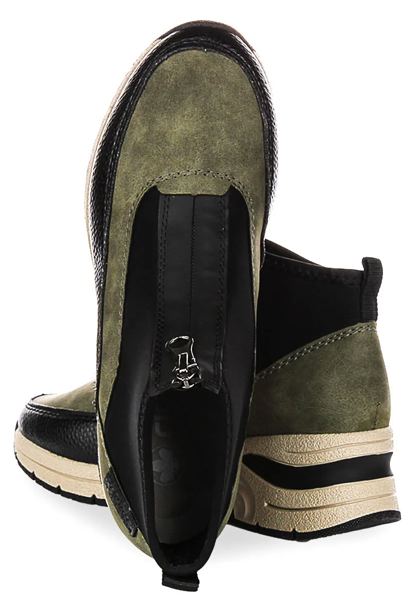 Rieker N9362-54 In Khaki For Women