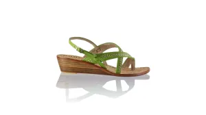Romance 35mm Wedges - Green Bkk & Gold