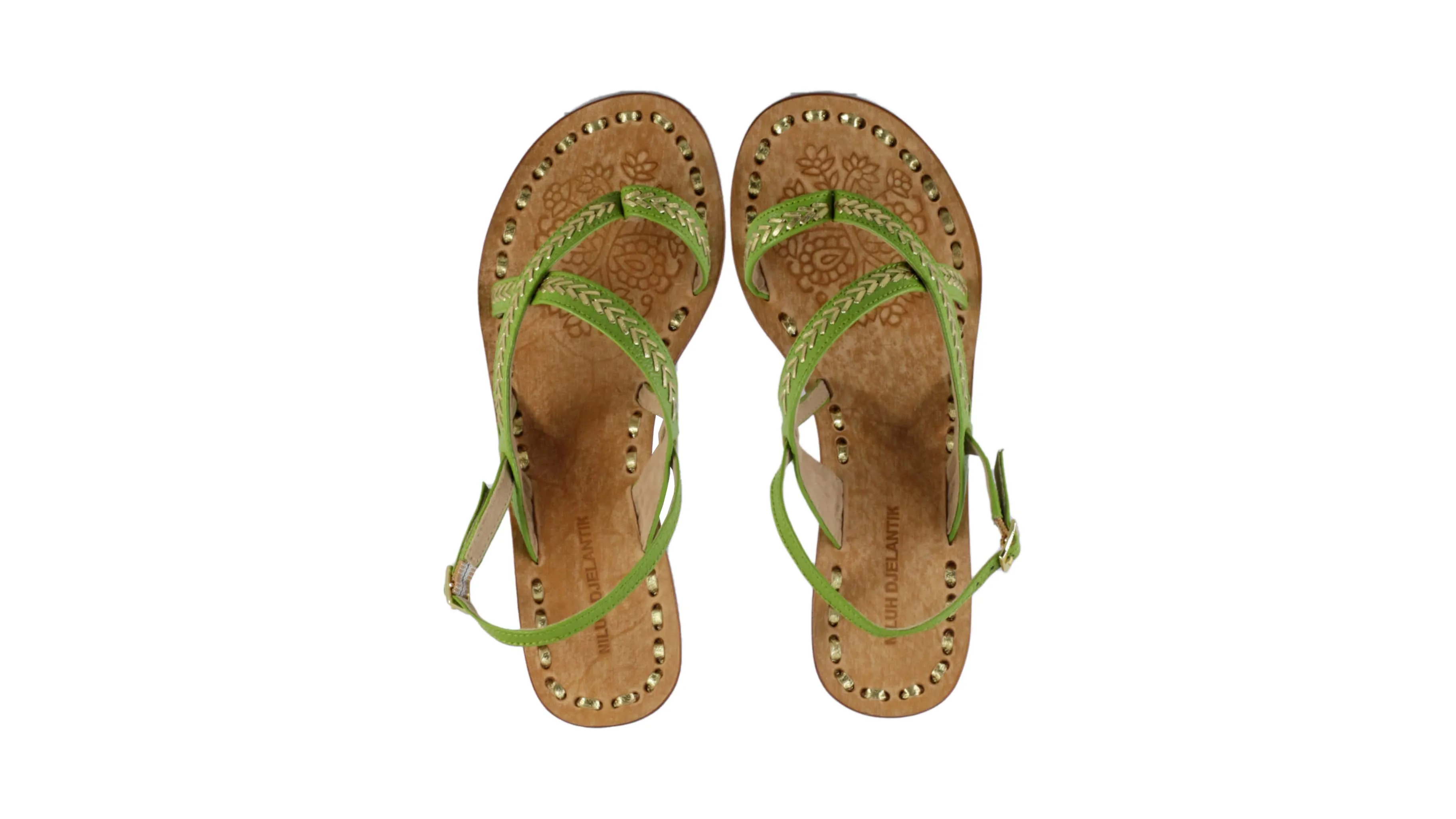 Romance 35mm Wedges - Green Bkk & Gold