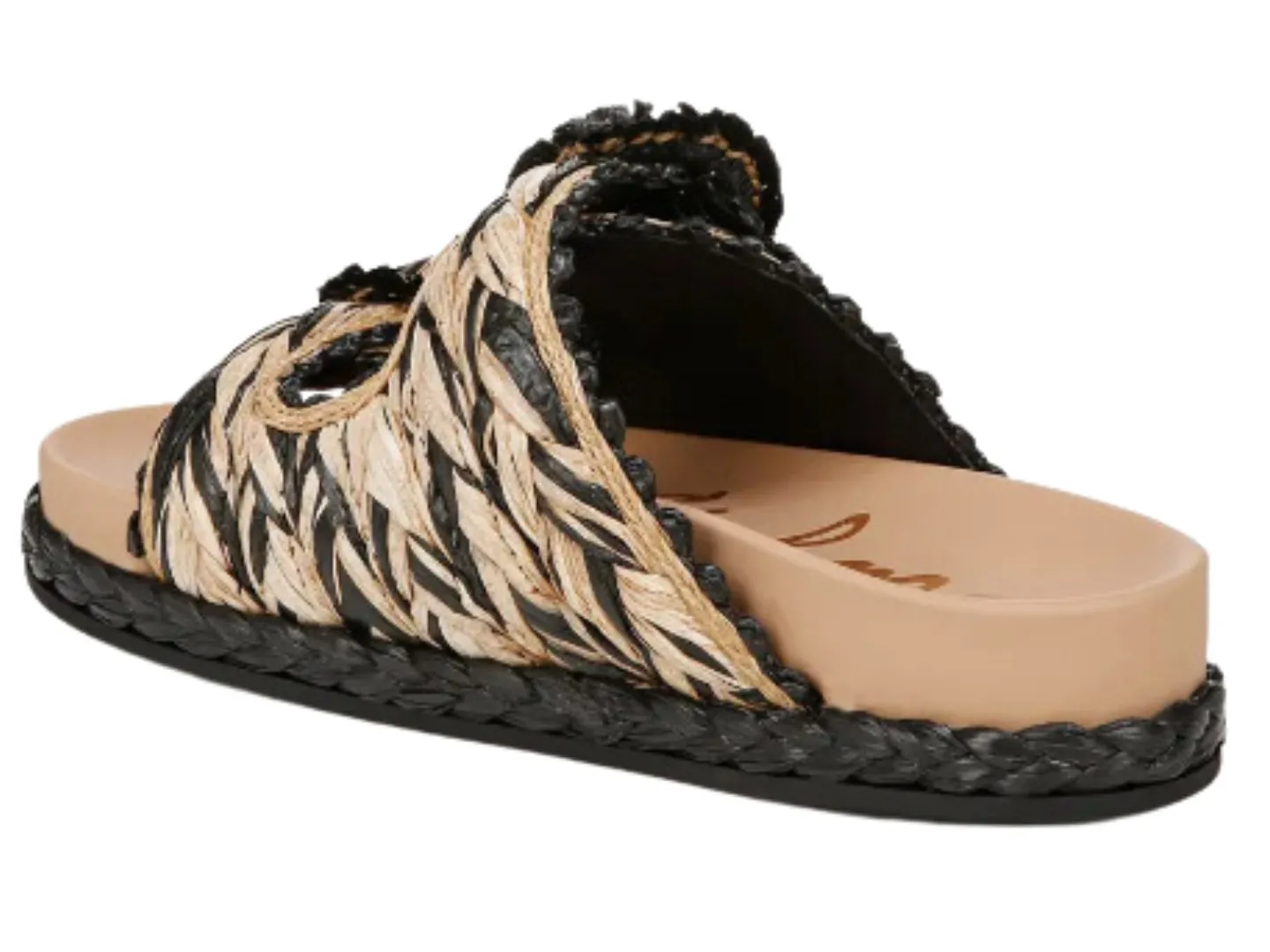 Sam Edelman: Reina in Black & Natural Raffia