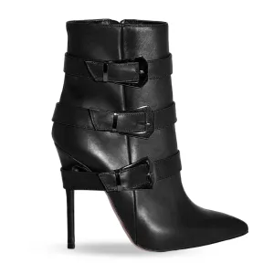SAMIRA BLACK LEATHER