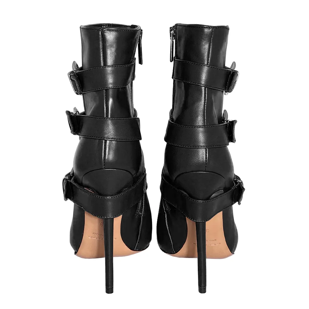 SAMIRA BLACK LEATHER