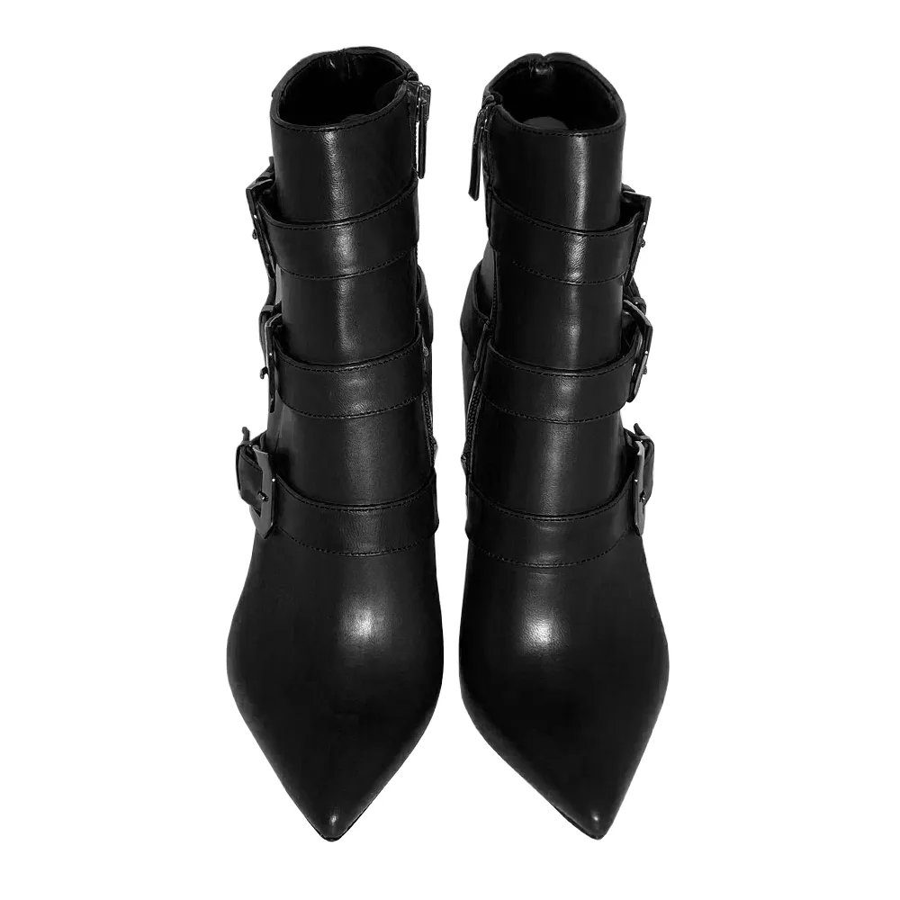 SAMIRA BLACK LEATHER