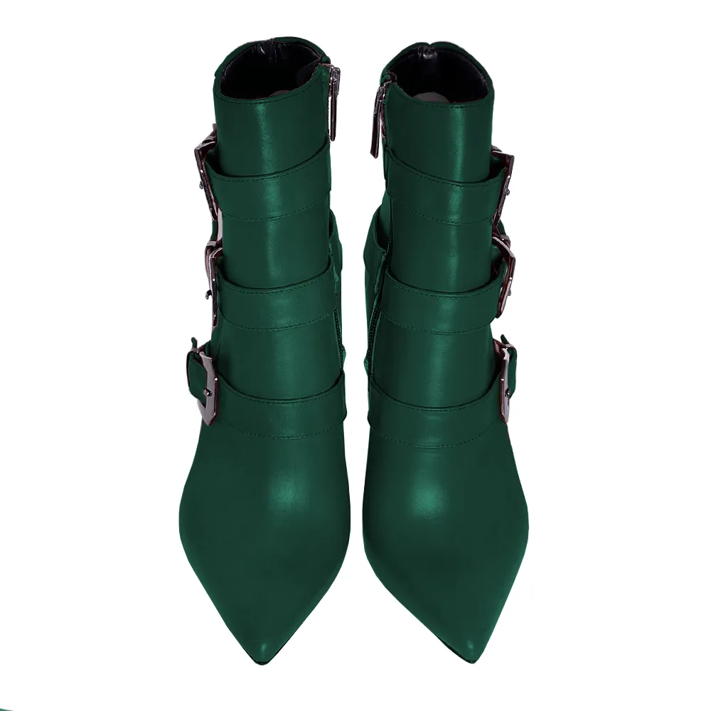 SAMIRA GREEN LEATHER