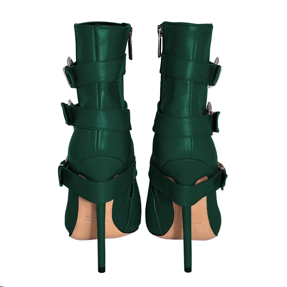 SAMIRA GREEN LEATHER
