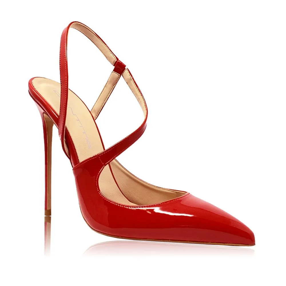 SANDY RED PATENT