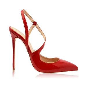 SANDY RED PATENT