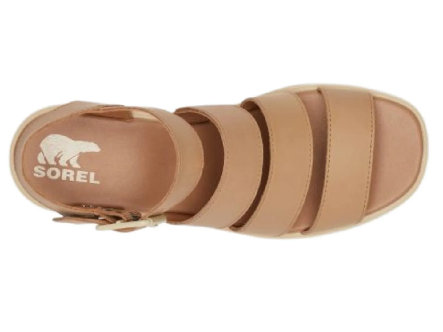Sorel: Joanie III Ankle Strap in Honest Beige