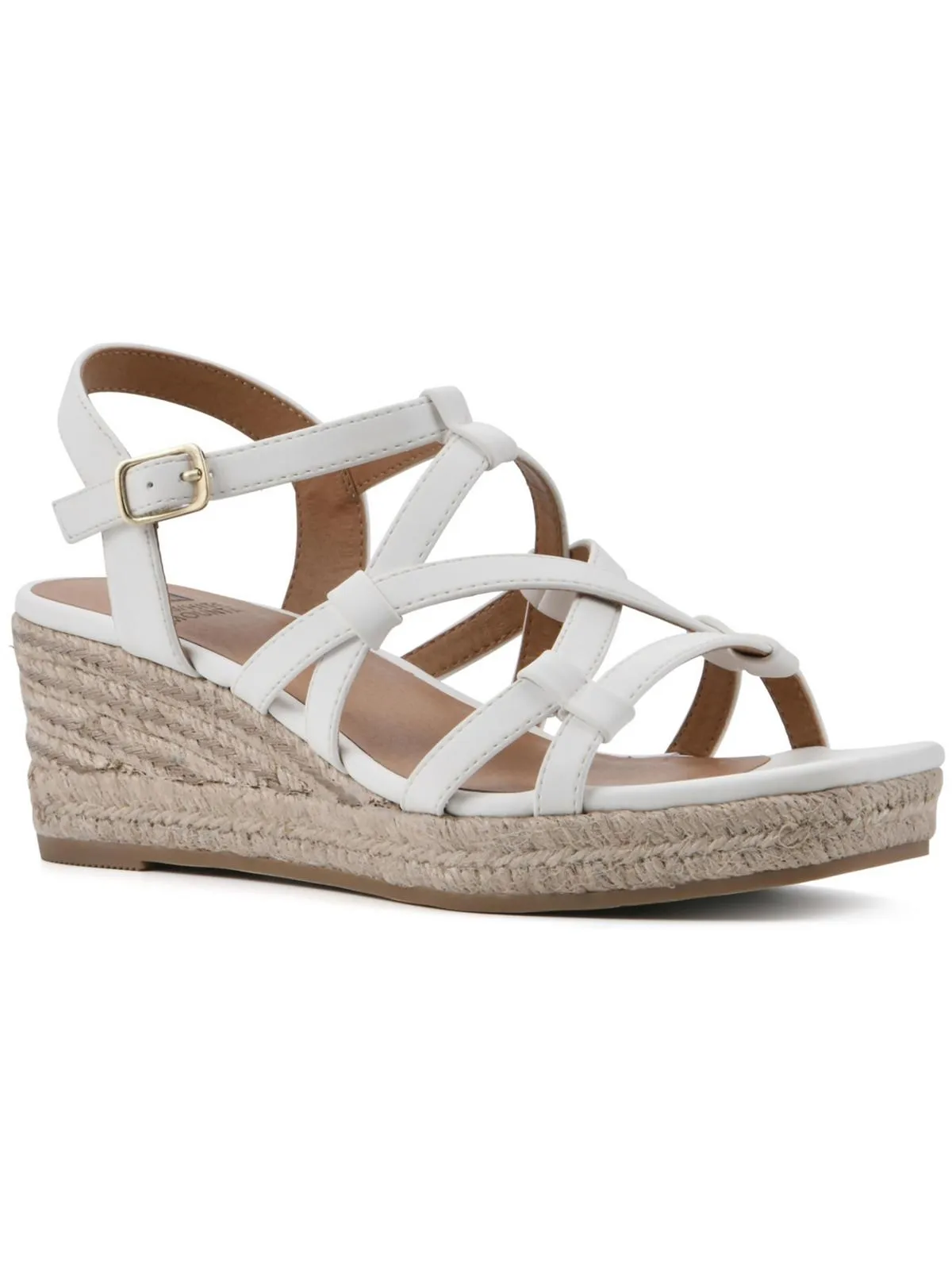 Swayze Womens Gladiator Square Open Toe Espadrilles